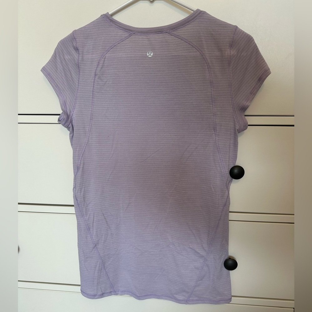Lululemon Running Short Sleeve Cotton Top